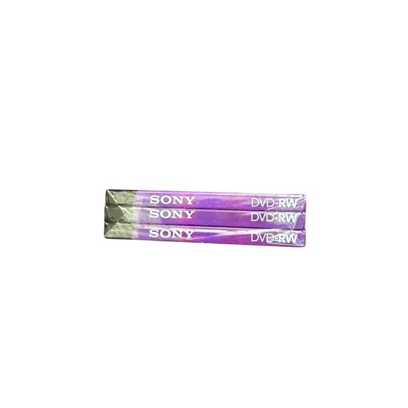 Sony Handycam DVD-RW 1.4GB 30-Min Single Sided 3 Pack Discs For Camcorder - Picture 3 of 3